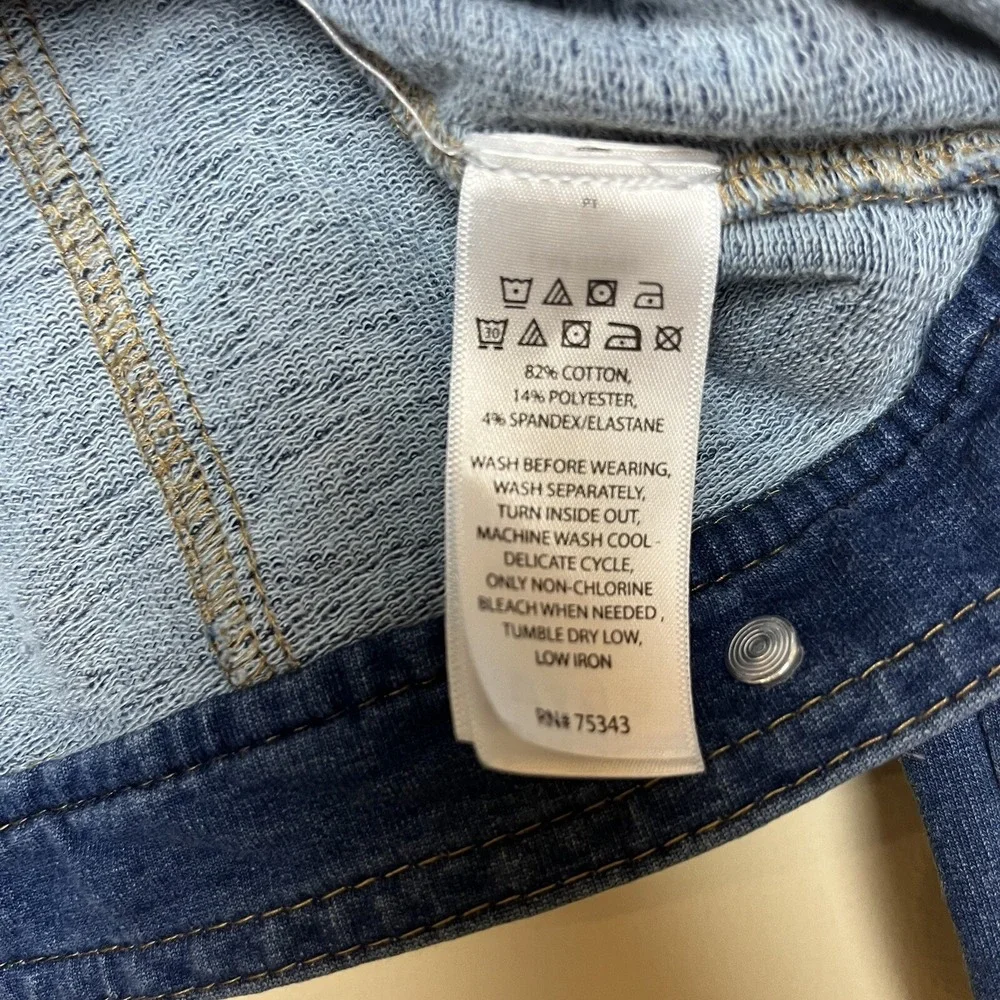 Issac Mizrahi Little Girls Denim Jean Jacket Sz (4) XS 2021